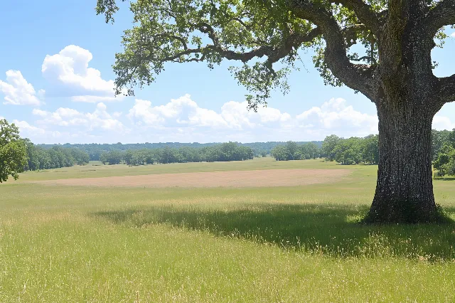 Daytime, Tree, Grass, Green, Natural environment, Grassland, Natural landscape, Vegetation, Plain, Ecoregion, Field, Land lot, Landscape, Meadow, Pasture, Prairie, Grasses, Rural area, Agriculture, Savanna