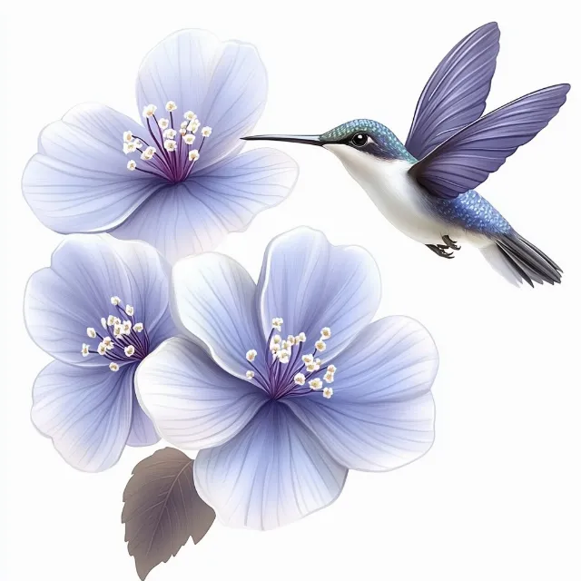 Flower, Petal, Purple, Pollinator, Hummingbird, Pedicel, Blossom, Graphics, Malvales, Violaceae, Geraniums