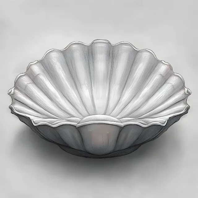 Tableware, Serveware, Dishware, Porcelain, Ceramic, Seashell, Natural material, Tray, Bivalvia, Platter, Pottery, Still life photography, Food, Clam, Serving Tray