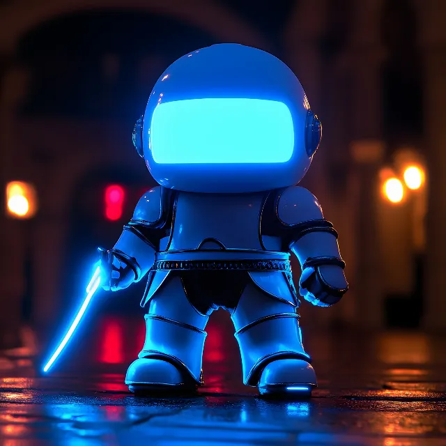 Toy, Fictional character, Machine, Action figure, Animation, Robot, Figurine, Armour, Fiction, Night