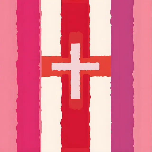 Red, Cross, Symbol