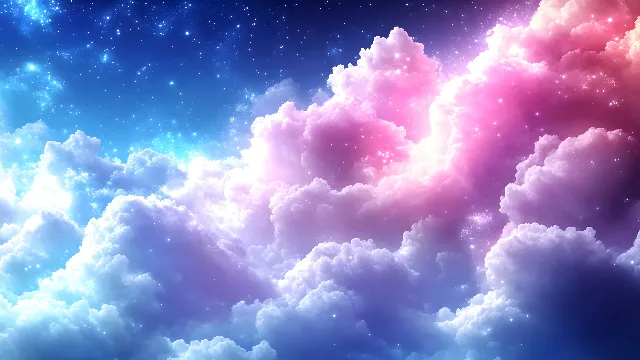 Blue, Cloud, Pink, Cumulus, Meteorological phenomenon, Purple, Universe, Graphics, Outer space