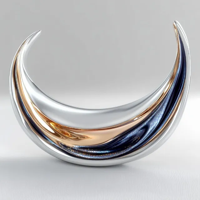 Metal, Body Jewelry, Natural material, Crescent, Silver, Titanium, Platinum, Nickel, Silver, Aluminium