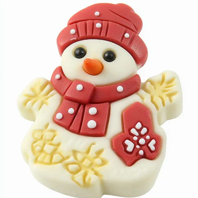 Snowman, Happiness, Toy, Christmas Day, Dessert, Finger food, Food, Holiday, Holiday Ornament