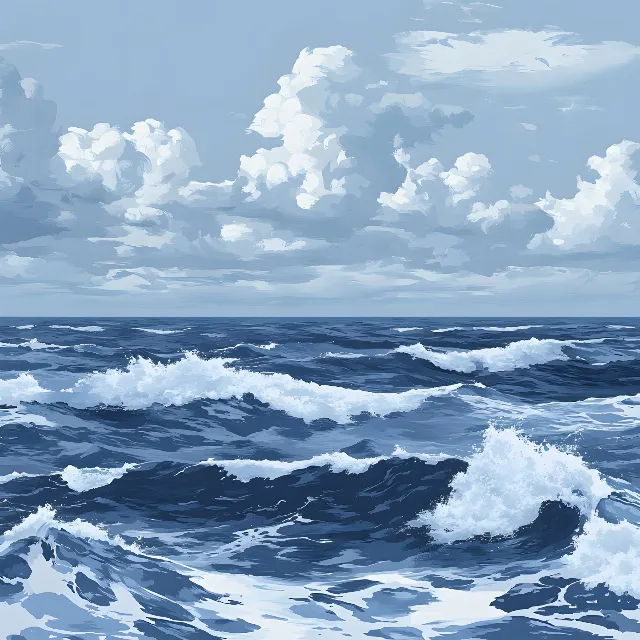 Fluid, Sea, Liquid, Cloud, Wind wave, Ocean, Wave, Wind, Cumulus, Meteorological phenomenon