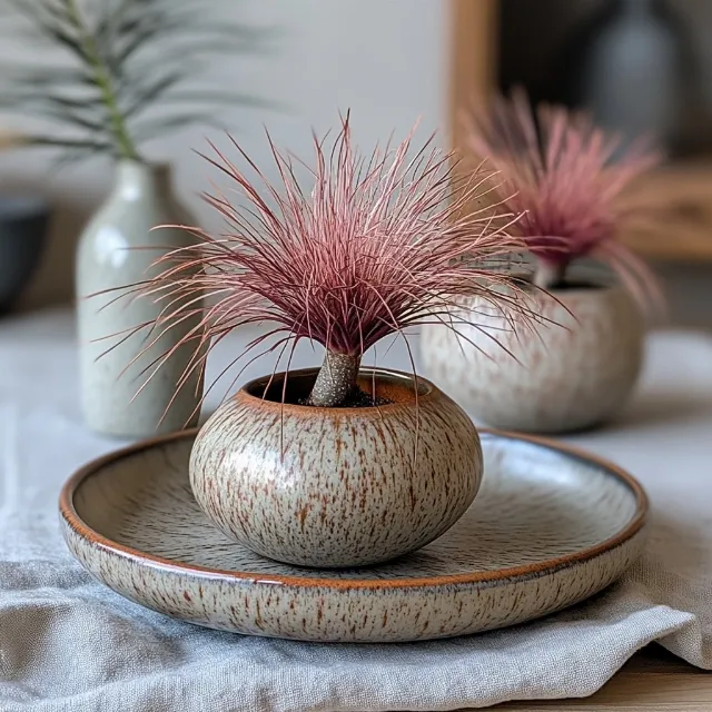 Flowerpot, Houseplant, Natural material, Serveware, Pottery, Stoneware, Ceramic