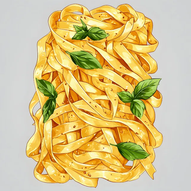 Food, Ingredient, Fettuccine, Tagliatelle, Produce, Pasta, Staple food, Recipe, Leaf vegetable, Al dente, Vegetable, Italian cuisine, Natural foods, Clip art, Scialatelli, Bavette, Lasagnette, Garnish, Stringozzi, Taglierini