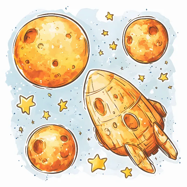 Drawing, Illustration, Graphics, Watercolor painting, Clip art, Astronomical object, Child art, Art Paint