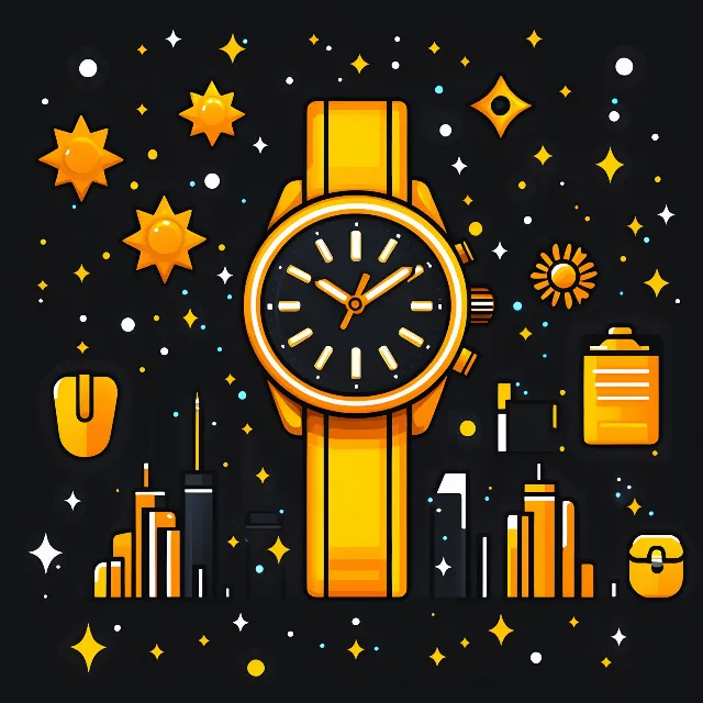 Watch, Orange, Clip art, Graphics, Symbol, Clock, Graphic design, Analog watch, Icon