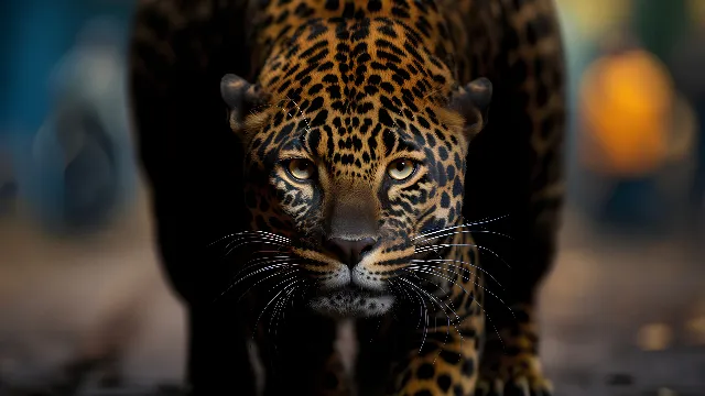 Hair, Head, Eye, Felidae, Carnivore, Plant, Big cats, Whiskers, Terrestrial animal, Fawn, Snout, Leopard, Terrestrial plant, Close-up, Fur, Wildlife, Jaguar, Macro photography, Art