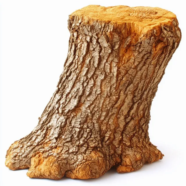 Tree stump, Trunk, Woody plant, Natural material