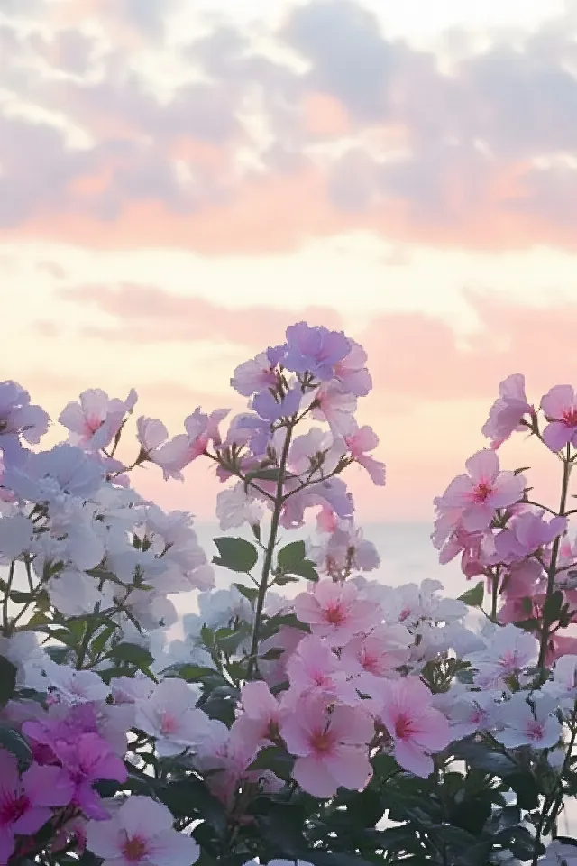 Flower, Petal, Pink, Cloud, Flowering plant, Spring, Purple, Blossom, Wildflower, Pedicel, Touch-me-not, Geraniums