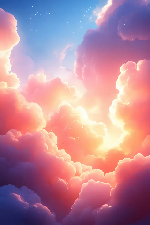 Cloud, Blue, Cumulus, Pink, Meteorological phenomenon, Sunlight, Dusk, Evening, Sunrise, Afterglow