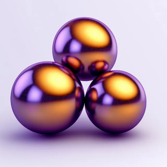 Purple, Sphere, Silver, Natural material, Ball