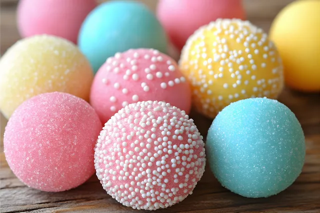 Food, Ingredient, Pink, Dessert, Candy, Nonpareils, Sprinkles, Sugar, Sphere, Mixture, Recipe, Food coloring, Bonbon, Chemical compound, Baking, Food additive, Finger food, Dutch cuisine