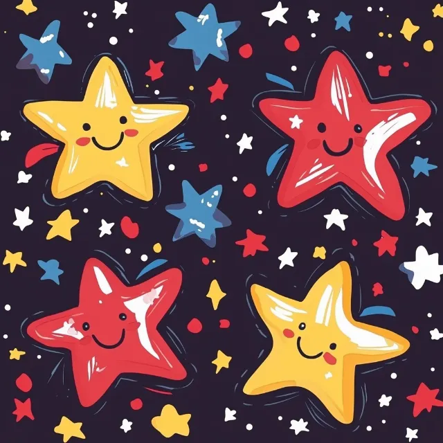 Red, Star, Graphics, Clip art