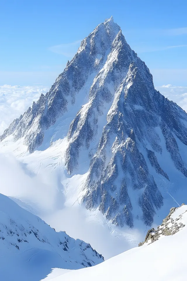 Snow, Blue, Mountain, Mountainous landforms, Winter, Glacial landform, Terrain, Nunatak, Summit, Mountain range, geological phenomenon, Ice cap, Freezing, Ridge, Alps, Glacier, Arête, Slope, Hill station, Massif