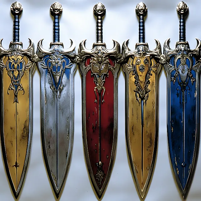 Blade, Dagger, Sword, Fictional character, Collectable, Tool, Titanium