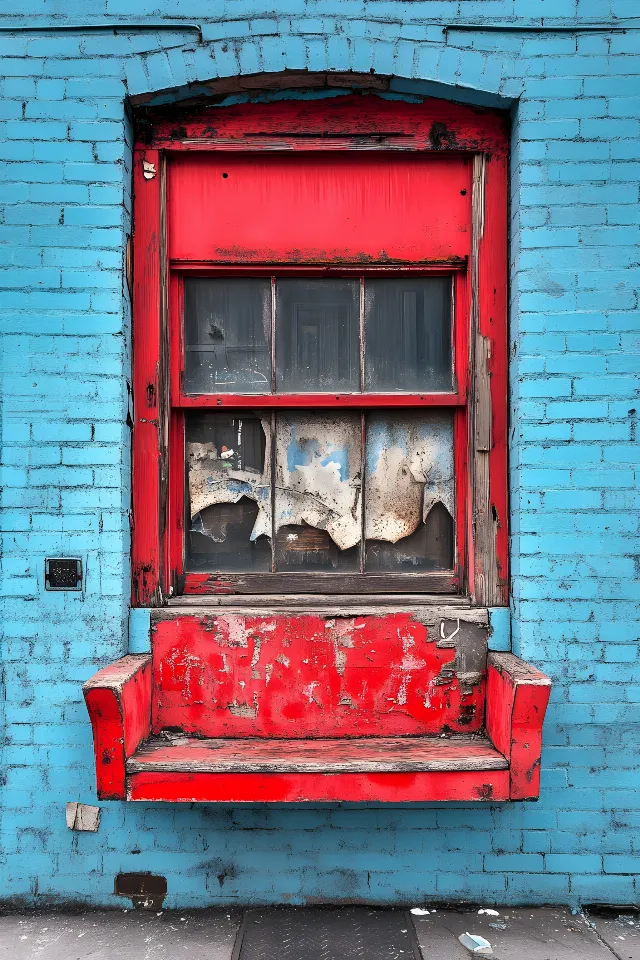 Red, Wall, Composite material, Metal, Paint, Glass, Still life photography