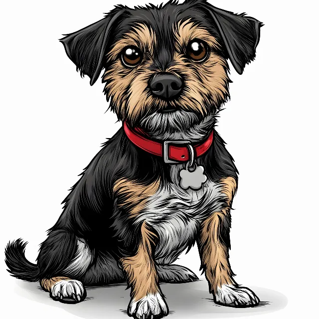 Dog, Vertebrate, Carnivores, Snout, Puppy, Clip art, Toy dog, Canidae, Terrier, Graphics, Working animal, Small terrier, Sketch, Line art