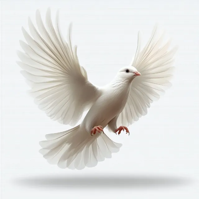 Bird, Beak, Vertebrate, Wing, Pigeons and doves, Feather, Peace symbols, Peace, Flight, Tail, Rock dove