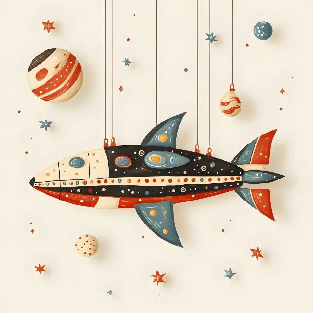 Fish, Cartilaginous fishes, Fin, Creative arts, Shark, Design, Star, Ground sharks