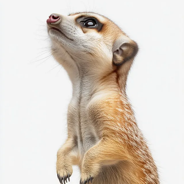 Meerkat, Mongoose, Snout, Carnivores, Terrestrial animal, Fur, Whiskers, Mustelids, Marsupial, Least weasel