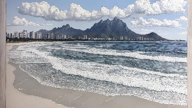 Body of water, Coastal and oceanic landforms, Coast, Sea, Cloud, Ocean, Beach, Shore, Wind wave, Cumulus, Wave, Headland, Panorama, Bay, Meteorological phenomenon, Sound, Tropics, Wind, Promontory