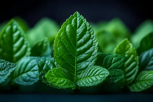 Green, Ingredient, Mint, Fines herbes, Macro photography, Peppermint, Herb, Leaf vegetable, Mint, Urticaceae, Produce, Lamiales