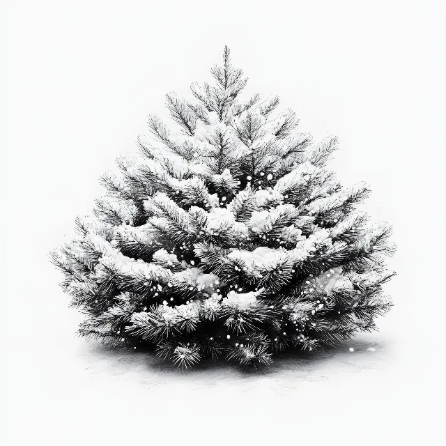 Branch, Christmas tree, Twig, Christmas decoration, Winter, Woody plant, Snow, Larch, Christmas ornament, Virginia pine, Freezing, Christmas Day, Conifers, Evergreen, Silver, Spruce, Natural material, Pine, Pine family, Fir