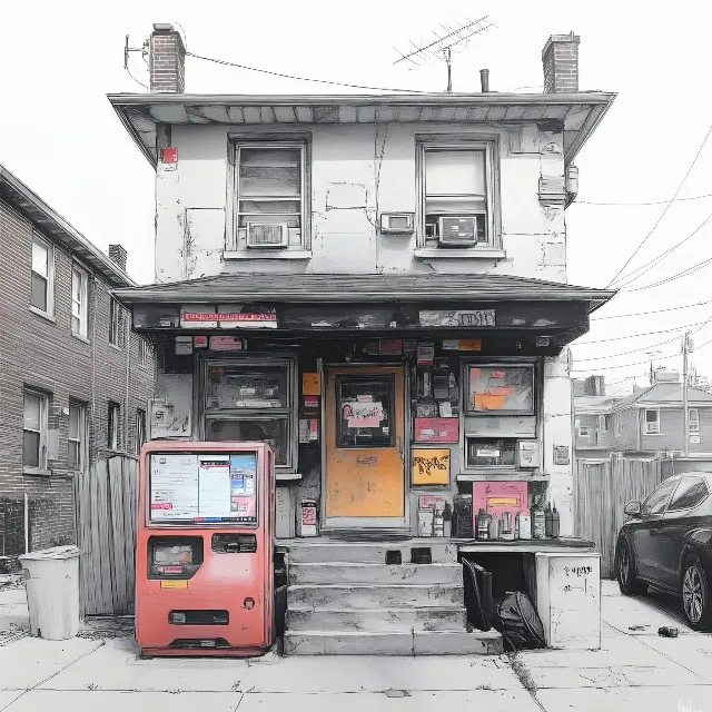 Machine, Sidewalk, Advertising, Electrical Supply, Sign