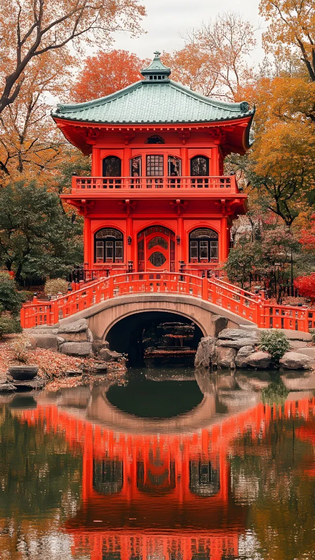 Water, Plant, Building, Window, Tree, Sky, Architecture, Lake, Watercourse, Chinese architecture, Bank, Natural landscape, Pagoda, Leisure, Waterway, Landmark, Tints and shades, Landscape, Symmetry, Reflection