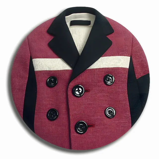 Sleeve, Collar, Red, Textile, Fashion, Button, Pocket, Cardigan, Fashion design, Overcoat, Woolen, Pattern, Wool