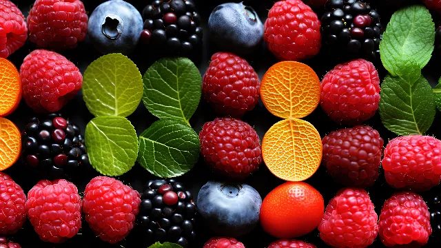 Light, Blue, Natural foods, Red, Seedless fruit, Pattern, Fruit, Frutti di bosco, Sweetness, Event, Local food, Close-up, Accessory fruit, Circle, Produce, Superfood, Still life photography, Art, Superfruit, Plant