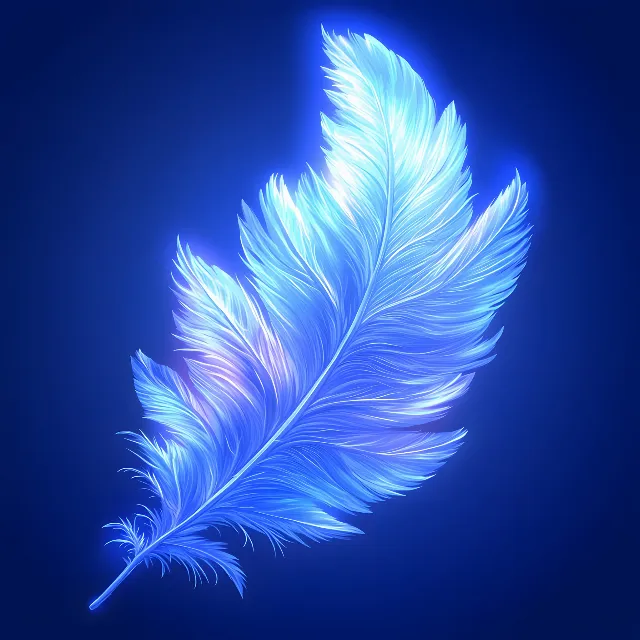 Blue, Feather, Natural material, Graphics, Animal product