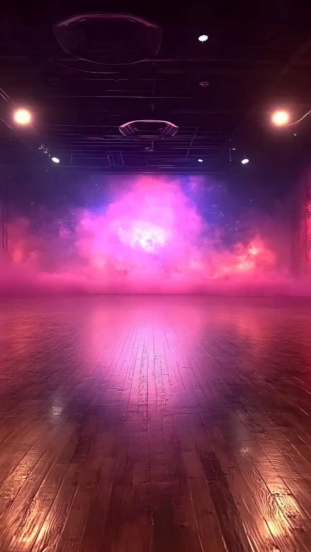 Event, Pink, Stage, Entertainment, Purple, Stage is empty, Design, Visual Effect Lighting, Performing Arts, Wood flooring, Theatre