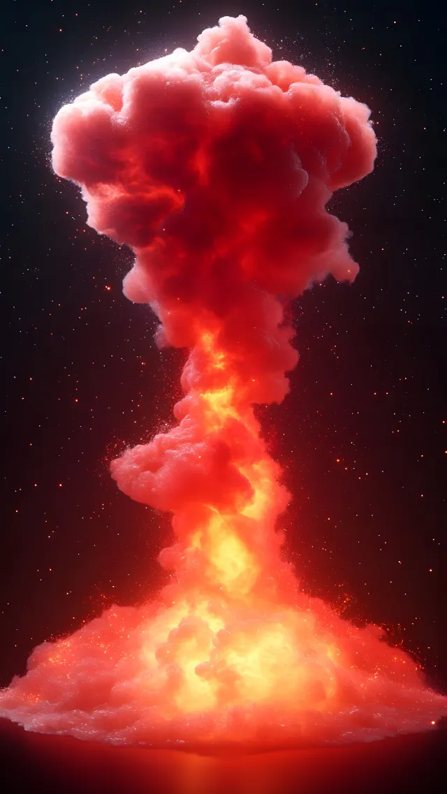 Sky, Pollution, Red, Flame, Smoke, Gas, Heat, Fire, Event, Art, Science, Explosion, Volcano