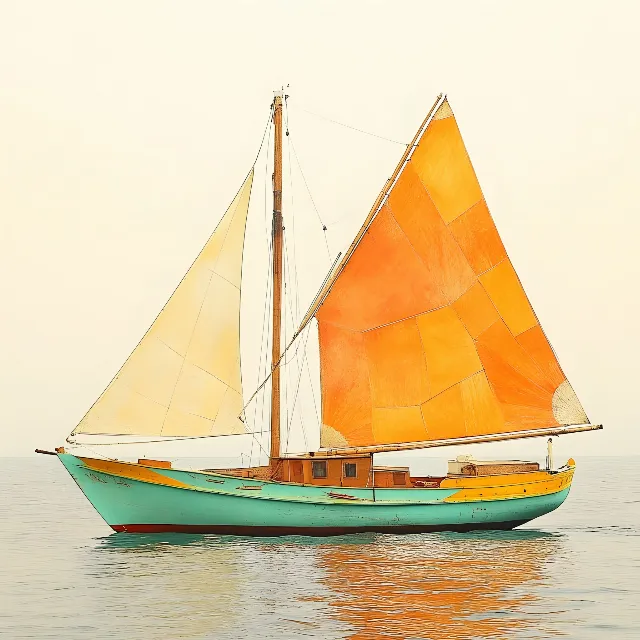 Boat, Sailboat, Mast, Watercraft, Sail, Sailing, Sailing, Sailing ship, Cutter, Ship, Sloop, Paint, Dhow, Naval architecture, Windsport, Yawl, Boats and boating--Equipment and supplies, Lugger, Schooner, Smack