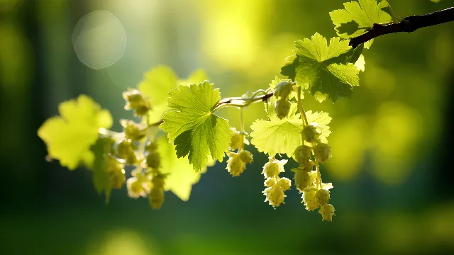 Plant, Flower, Leaf, Twig, Tree, Natural landscape, Flowering plant, Grapevine family, People in nature, Terrestrial plant, Grass, Annual plant, Macro photography