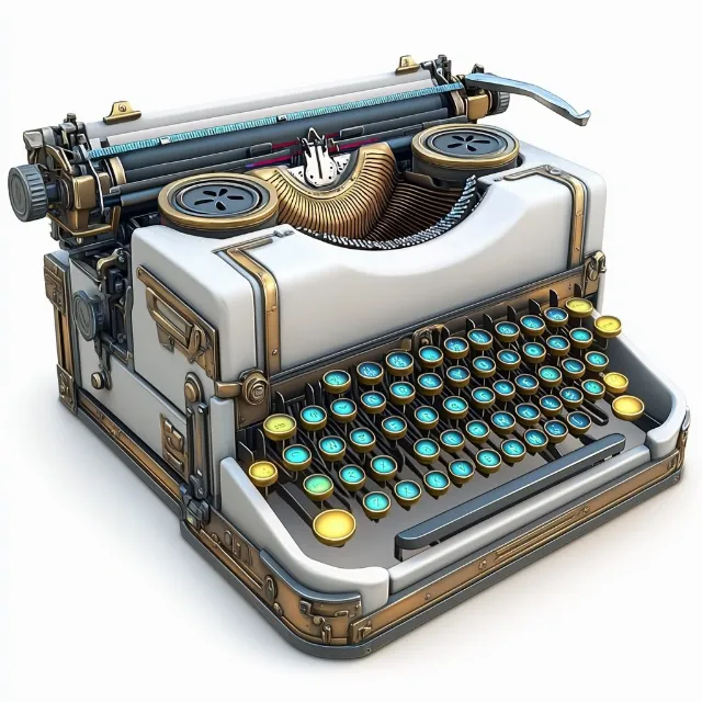 Typewriter, Office Equipment, Electronic device, Office supplies, Technology, Machine, Space bar, Electronics