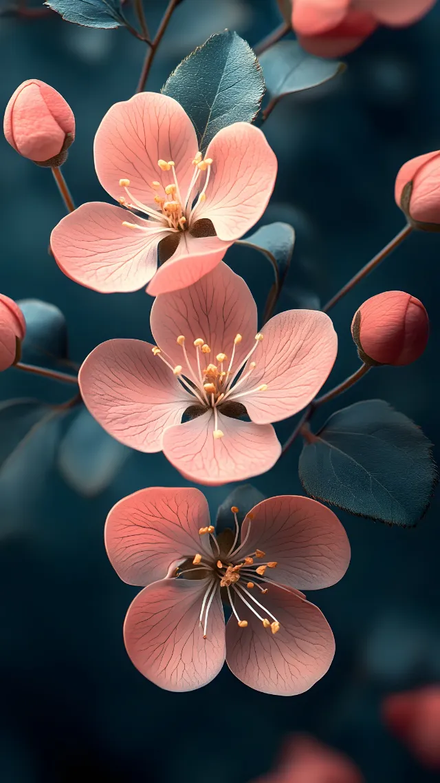 Flower, Plant, Light, Botany, Petal, Nature, Branch, Orange, Twig, Amber, Terrestrial plant, Flowering plant, Beauty, Blossom, Tints and shades, Close-up, Pedicel, Macro photography, Wildflower, Peach