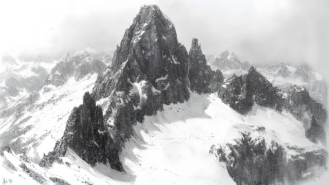 Mountainous landforms, Mountain, Snow, Winter, Terrain, Glacial landform, geological phenomenon, Freezing, Mountain range, Nunatak, Geological formation, Geology, Summit, Ice cap, Alps, Ridge, Glacier, Ice, Arête, Massif