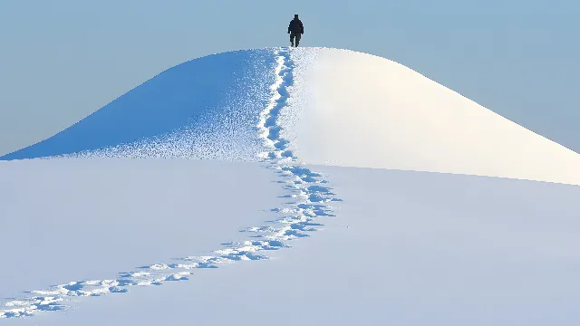 Blue, Winter, Snow, Slope, Freezing, geological phenomenon, Ice cap, Glacial landform, Arctic, Adventure, Piste, Walking, Tundra, Precipitation