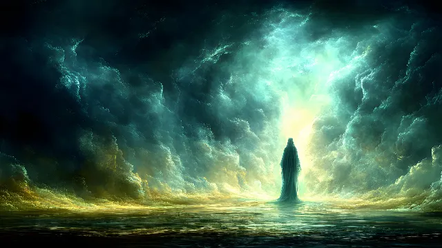 Meteorological phenomenon, Fictional character, Wind wave, CG artwork, Wind, Mythology, Graphics, Supernatural creature, Storm