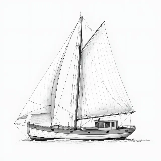 Boat, Watercraft, Mast, Sailboat, Ship, Naval architecture, Boats and boating--Equipment and supplies, Sailing, Sail, Sailing, Sloop, Cutter, Sharpie, Yawl, Lugger, Cat-ketch