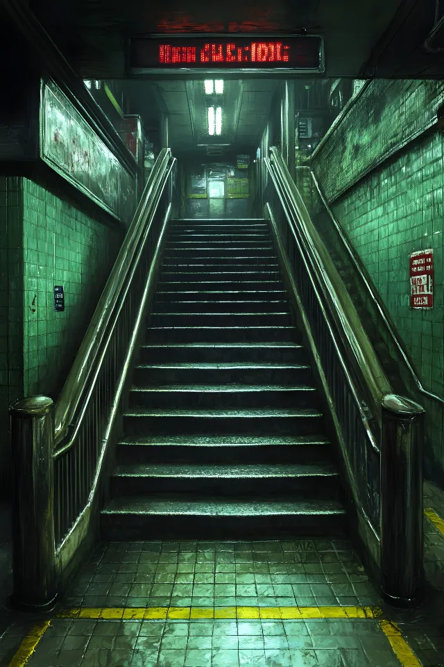 Stairs, Symmetry, Handrail, Steel, Cleanliness