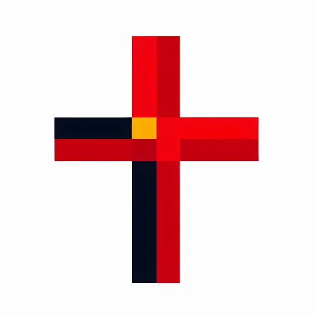 Red, Cross, Symbol, Graphics, Graphic design