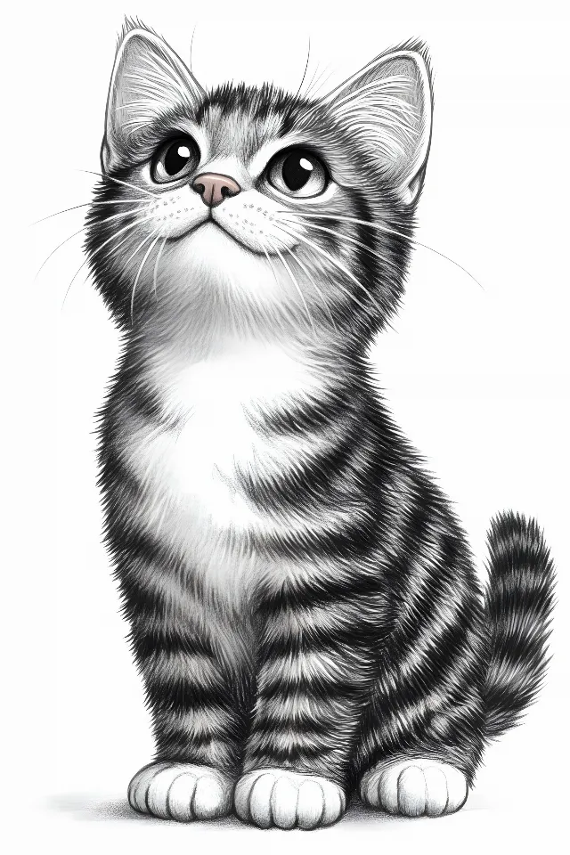 Cat, White, Felidae, Vertebrate, Whiskers, Felinae, Facial expression, Snout, Carnivores, Terrestrial animal, Line art, Graphics, Clip art, Domestic short-haired cat, Kitten, Tail, Sketch