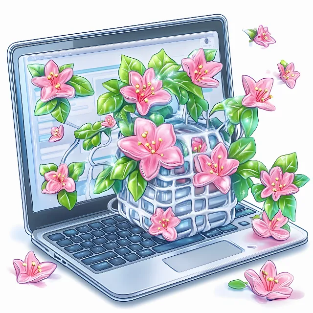 Flower, Office Equipment, Input device, Electronic device, Petal, Display device, Personal computer, Computer hardware, Office supplies, Peripheral, Technology, Computer, Laptop, Gadget, Output device, Space bar, Computer keyboard, Communication Device, Floristry, Computer Component