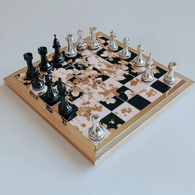 Indoor games and sports, Tabletop game, Chess, Board game, Game, Chessboard, Silver, Still life photography